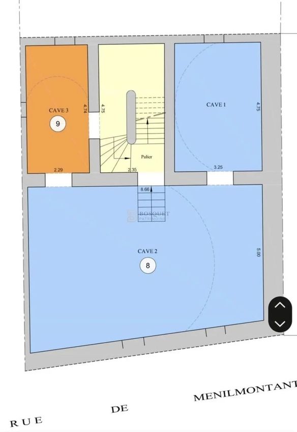 Image Plan à local de Belleville