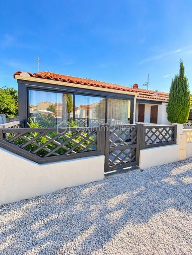 Image Façade à  maison individuelle de Le Barcarès