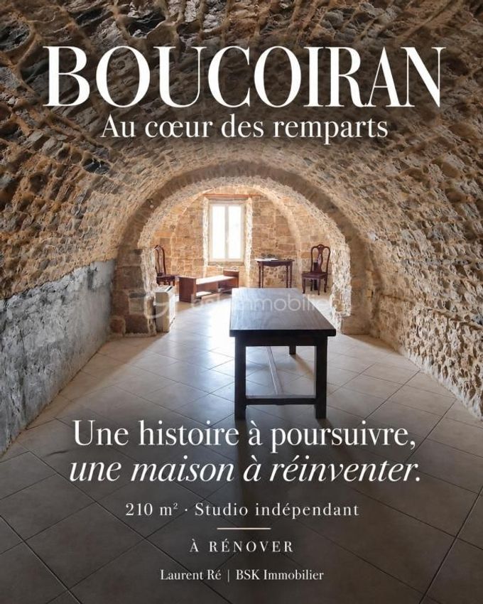 Image de  maison de village à Boucoiran-et-Nozières