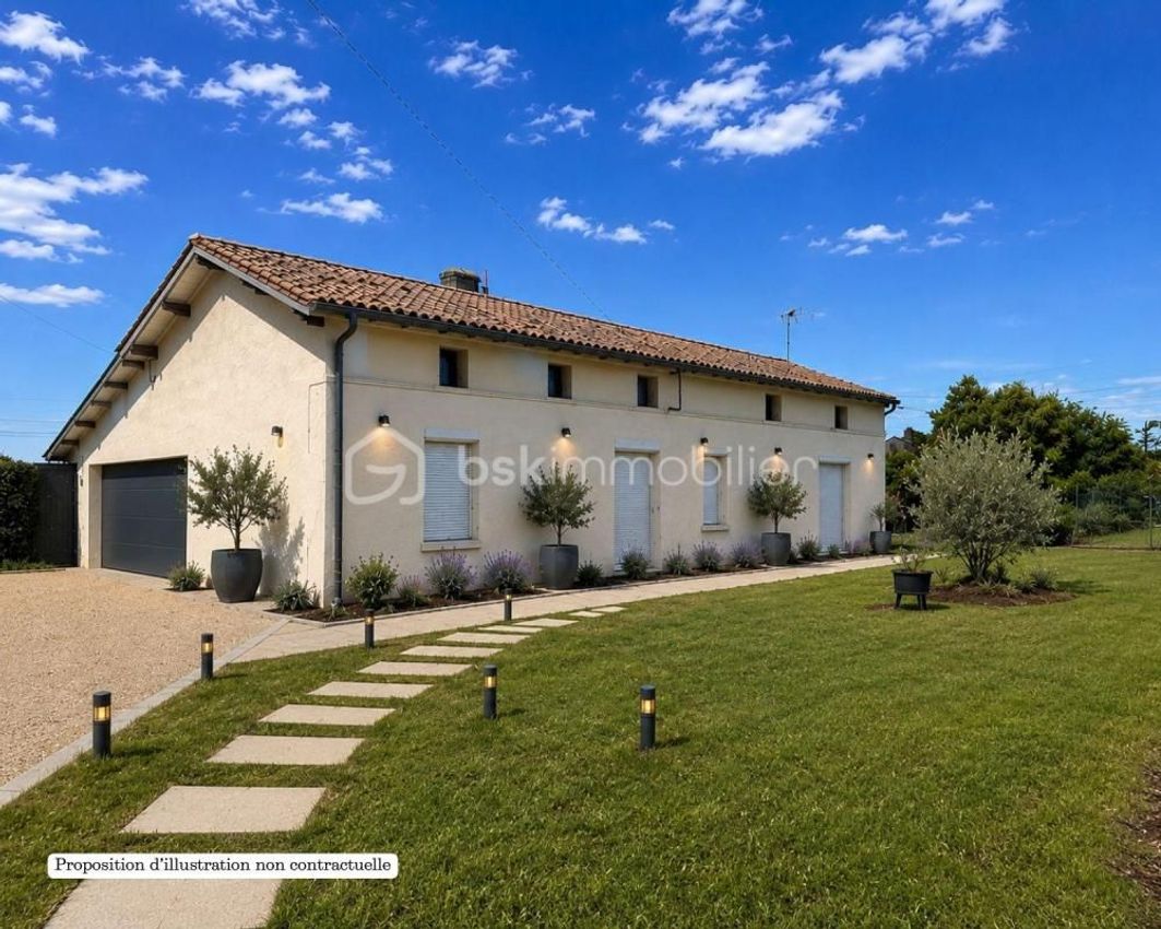 Image Façade à  maison individuelle de Coutras
