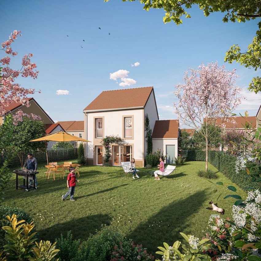 Image Vue à  maison jumelée de 2 Rue de Villionne