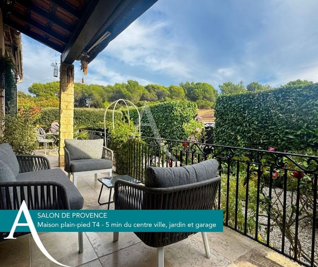 Image Terrasse à  maison individuelle de Salon-de-Provence