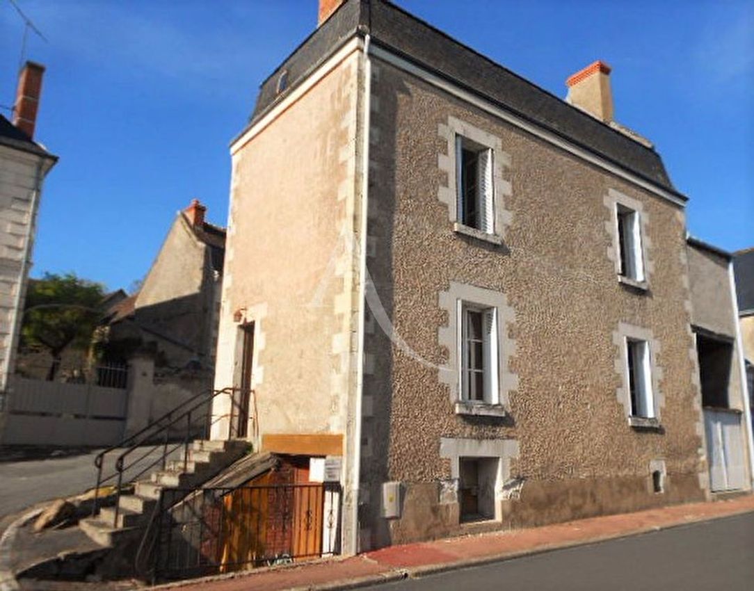 Image Façade à  maison mitoyenne de Chisseaux