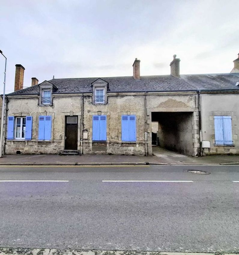 Image Façade à  propriété agricole de Saint-Martin-d'Abbat
