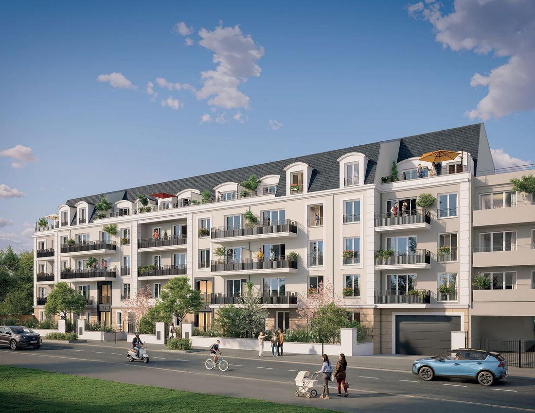Image Façade à programme neuf de 8 Avenue Paul Vaillant Couturier