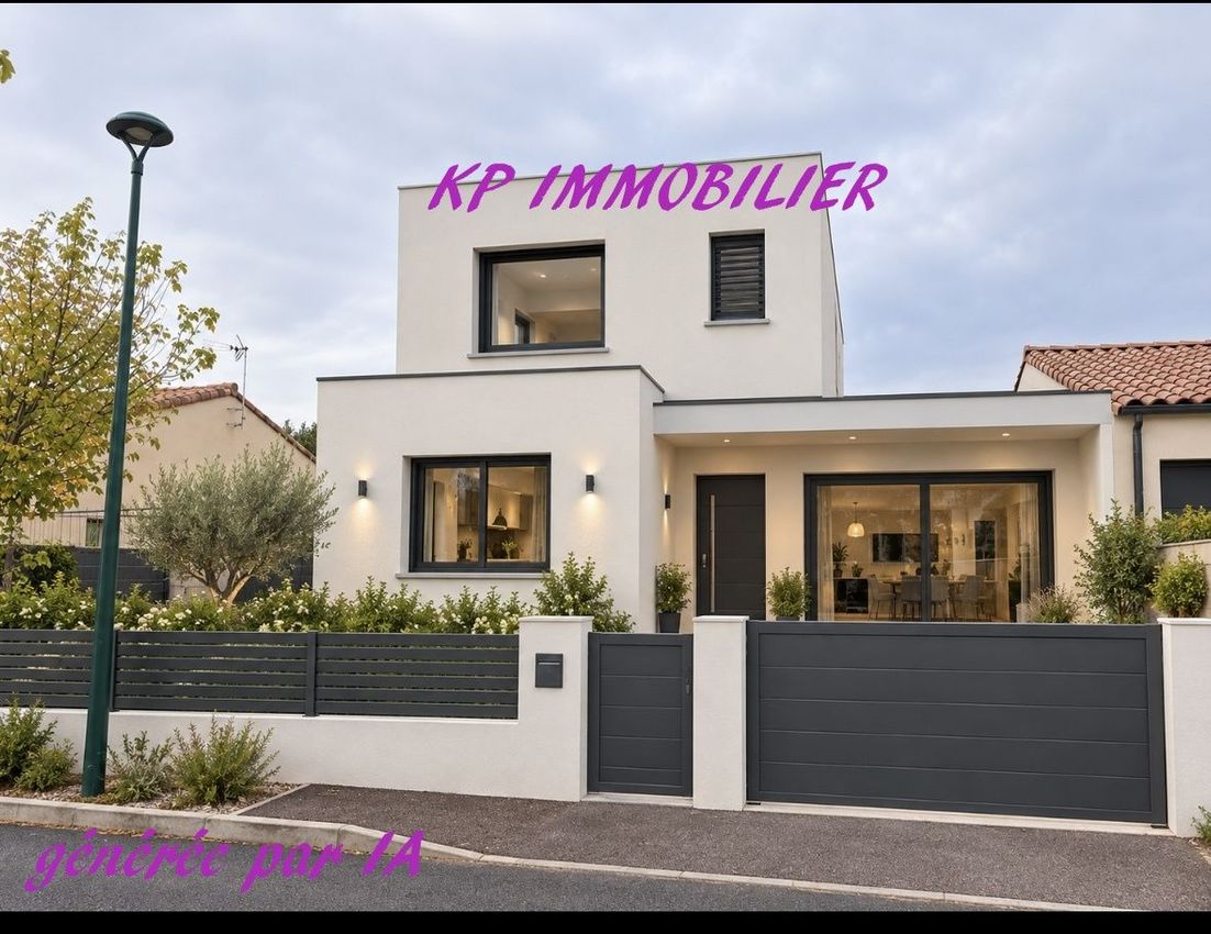 Image Façade à  maison individuelle de Moussan