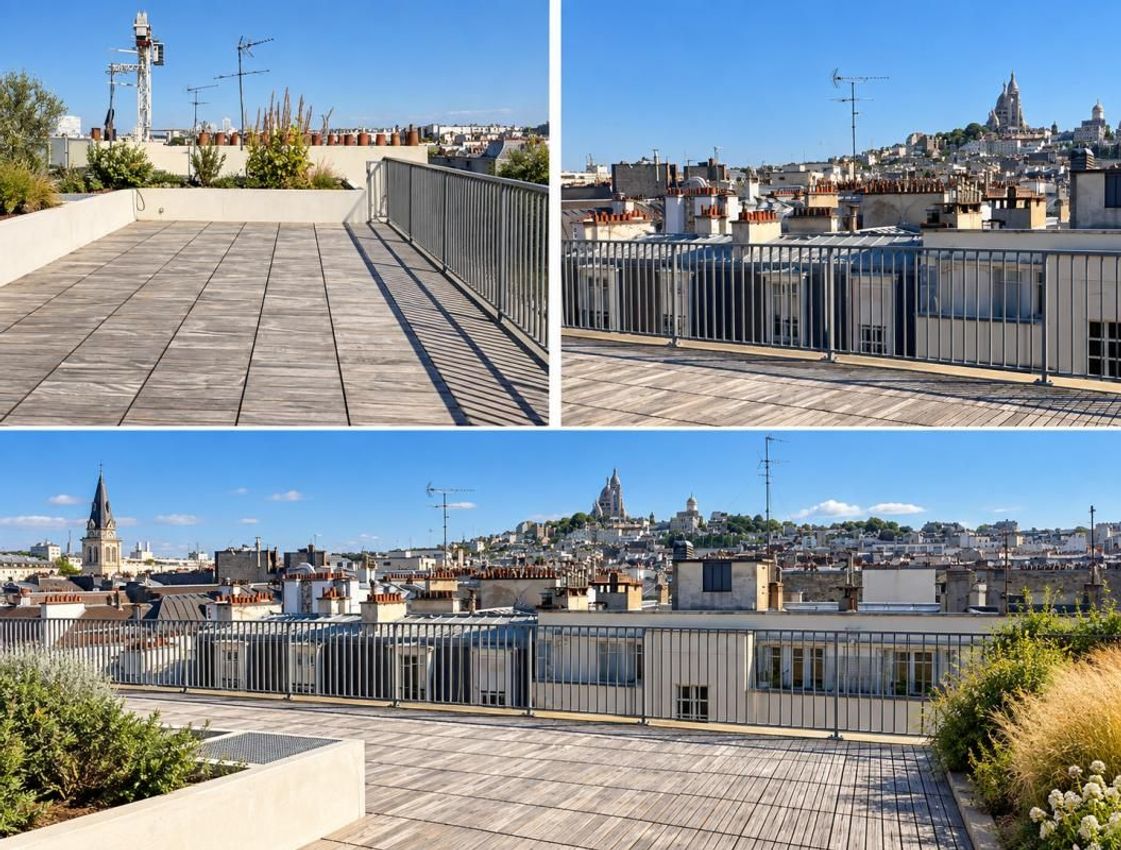 Image Terrasse à duplex de Clignancourt-Jules Joffrin