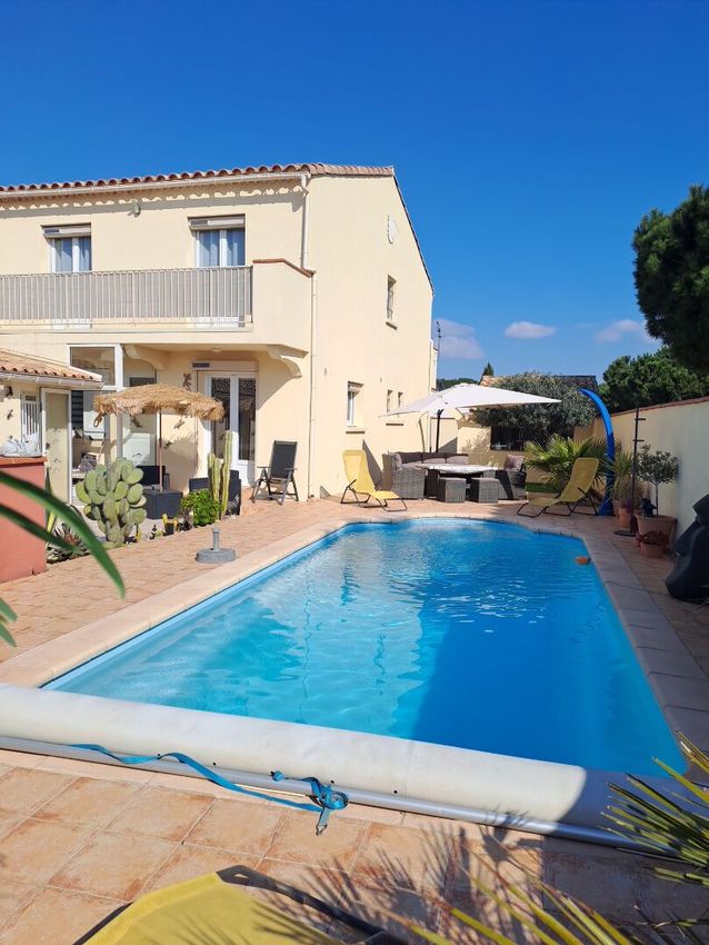 Image Piscine à  maison mitoyenne de Le Barcarès