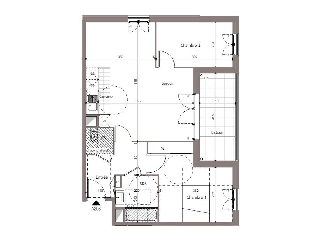 Image Plan à appartement de La Queue-en-Brie