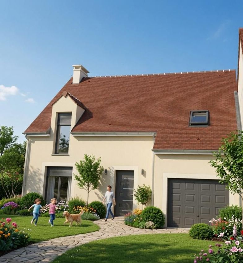 Image Façade à  maison individuelle de Maule