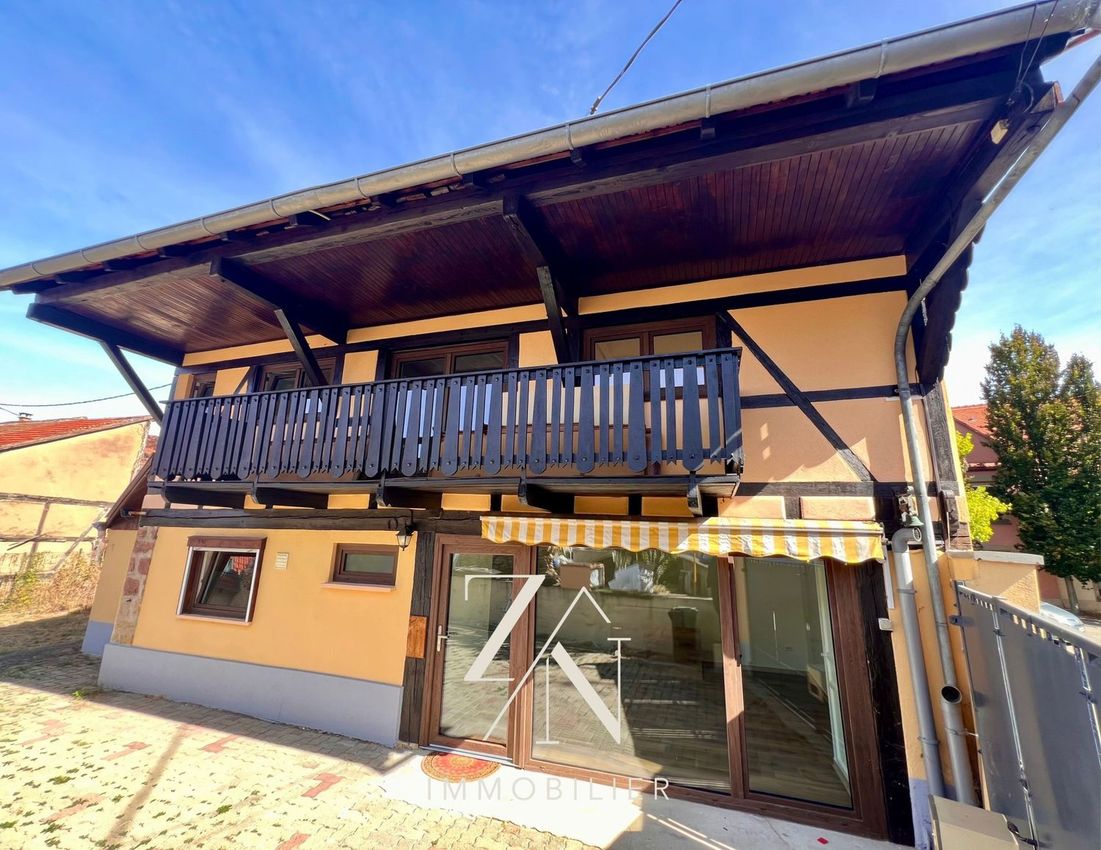 Image Façade à  maison individuelle de Bischoffsheim