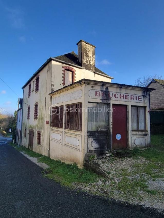 Image Façade à  maison de village de Merléac