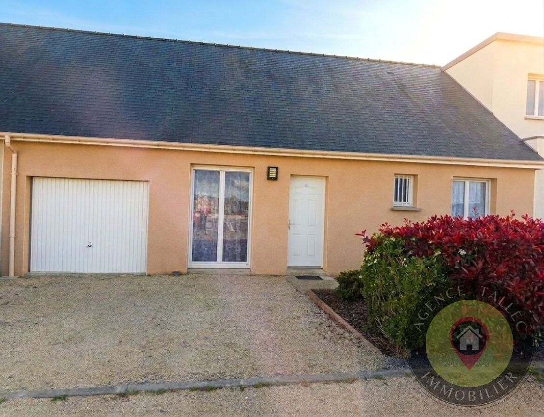 Image Façade à  maison mitoyenne de Caulnes