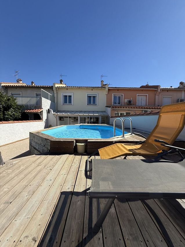 Image Piscine à  maison individuelle de Le Soler