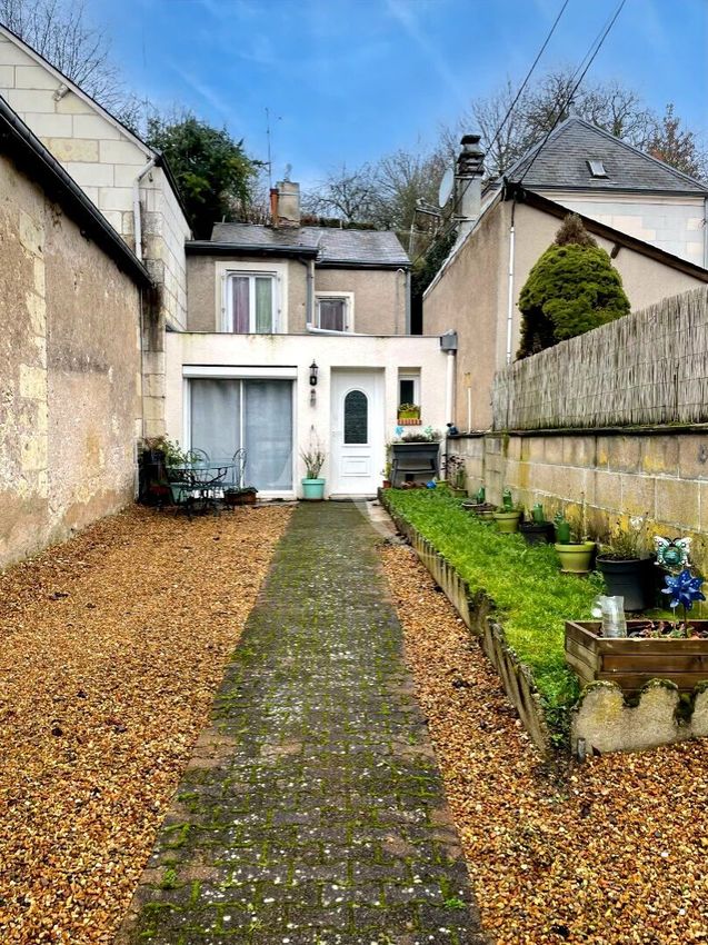 Image Façade à  maison mitoyenne de Montrichard Val de Cher