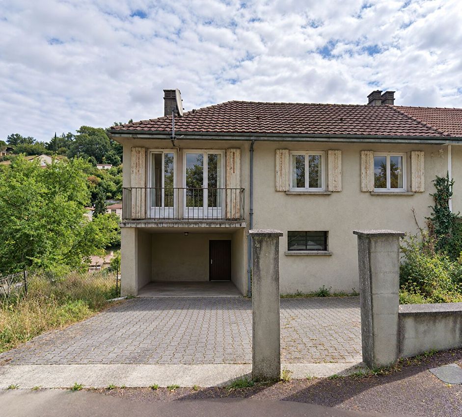 Image Façade à  maison mitoyenne de Sanilhac