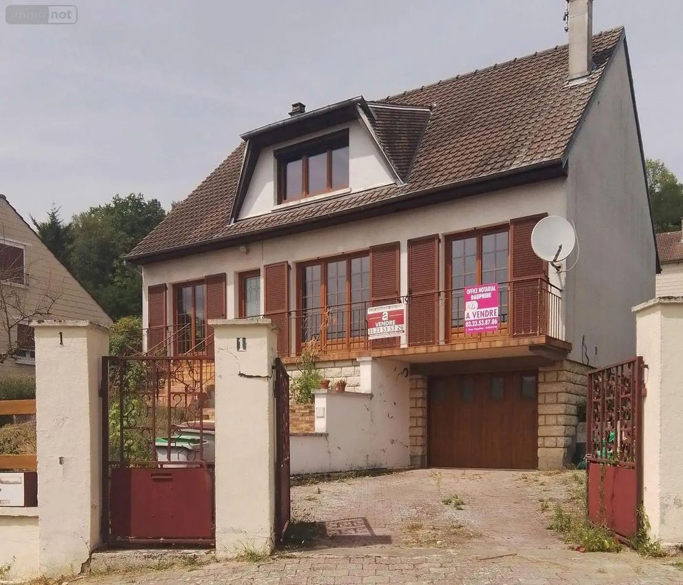 Image Façade à  maison individuelle de Pasly