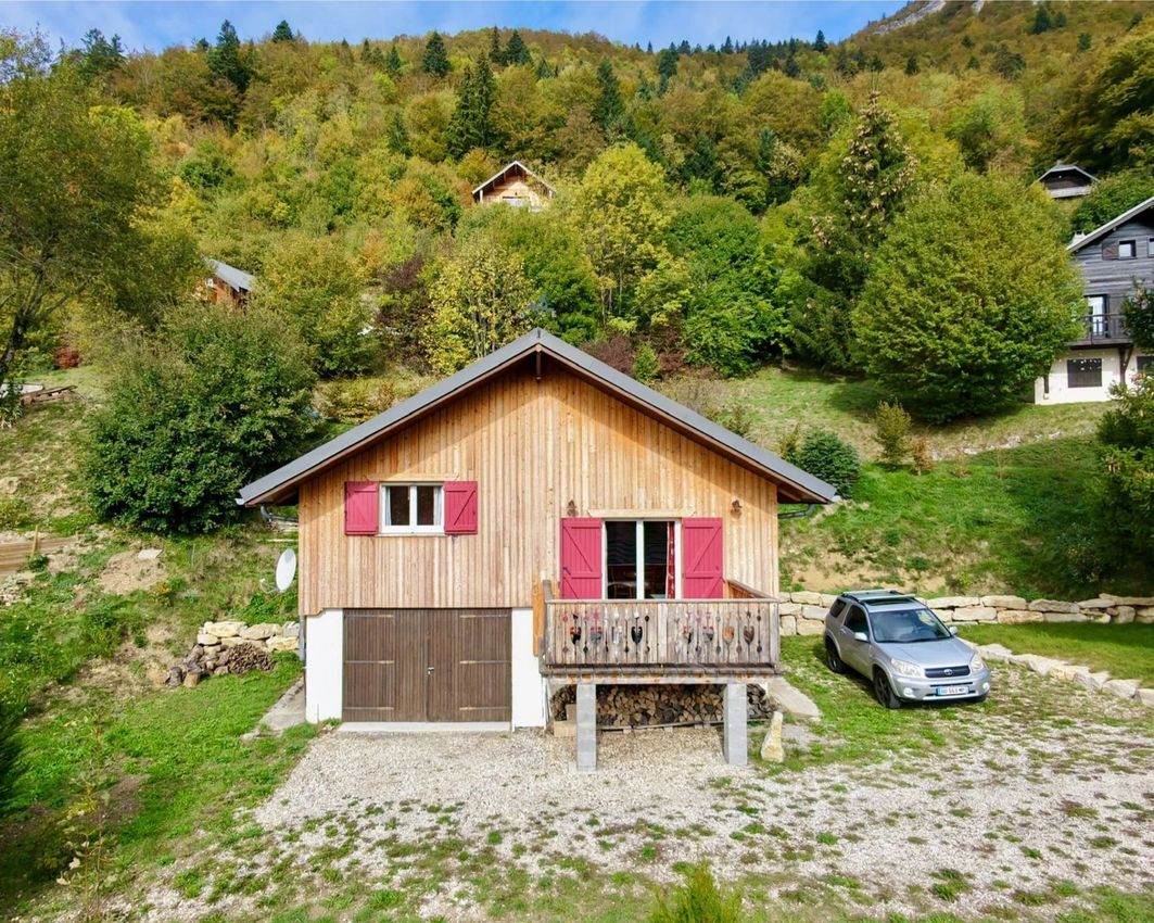 Image Façade à  chalet de montagne de Aillon-le-Jeune