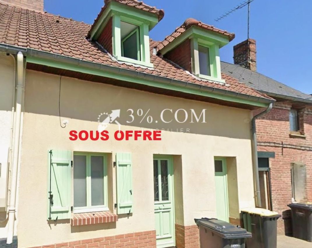 Image Façade à  maison de village de Oisemont