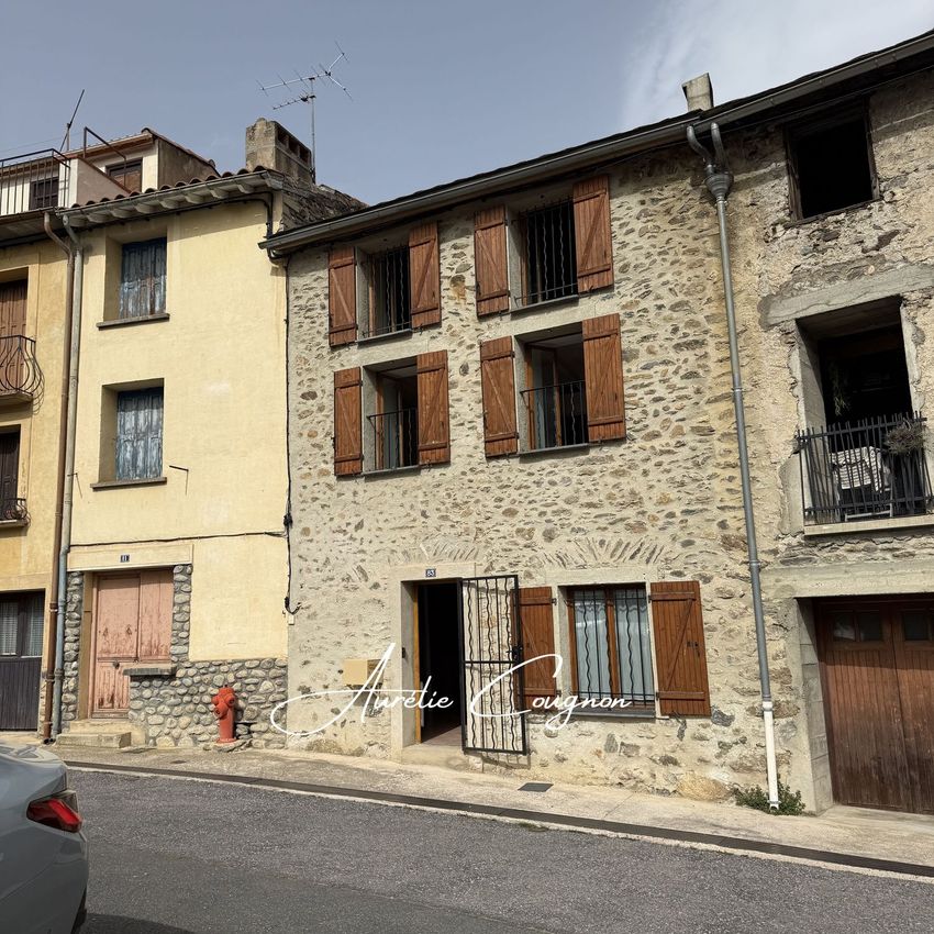 Image Vue à  maison jumelée de Olette