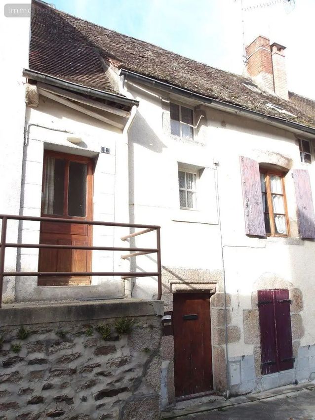 Image Façade à  maison mitoyenne de Boussac