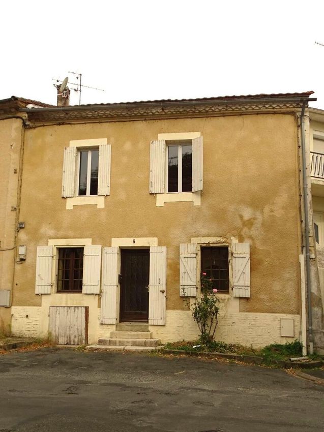 Image Façade à  maison mitoyenne de Mussidan