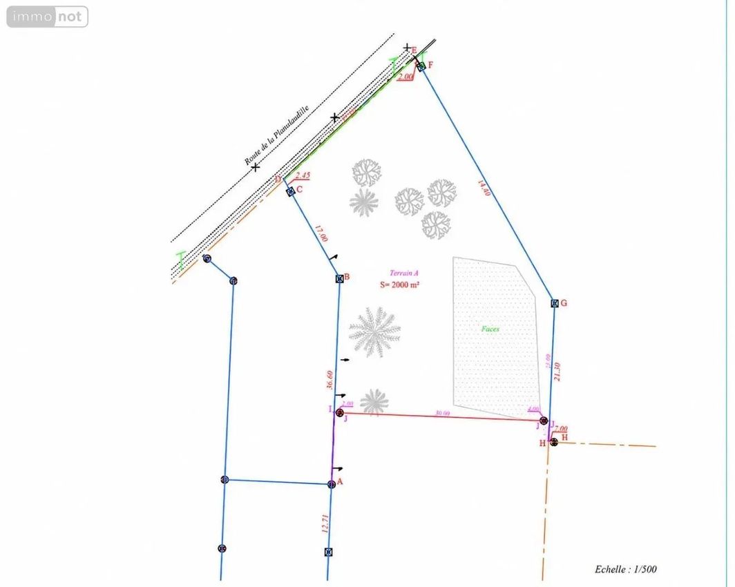 Image Plan à terrain de Changé
