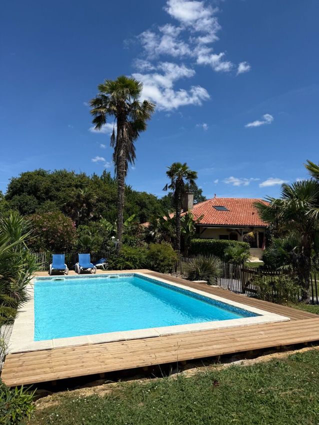 Image Piscine à  maison individuelle de Eugénie-les-Bains