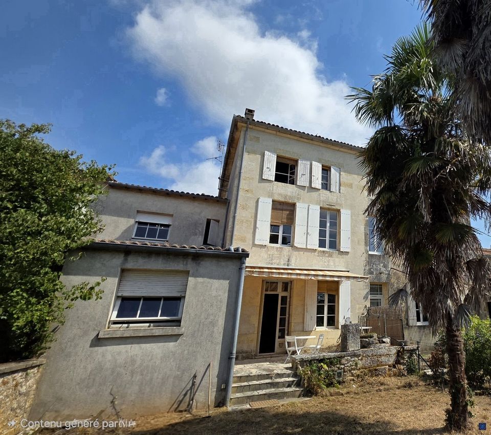 Image Façade à  maison individuelle de Gémozac