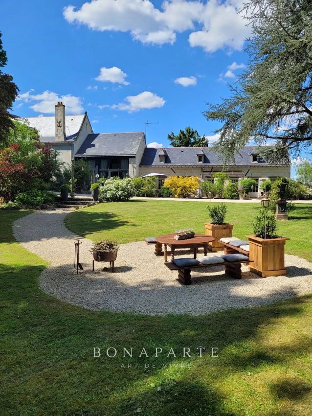 Image Jardin à  maison de maître de Gennes-Val-de-Loire
