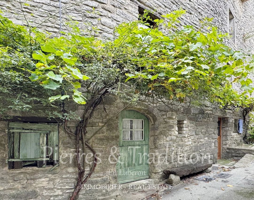 Image Façade à  maison de village de Saignon