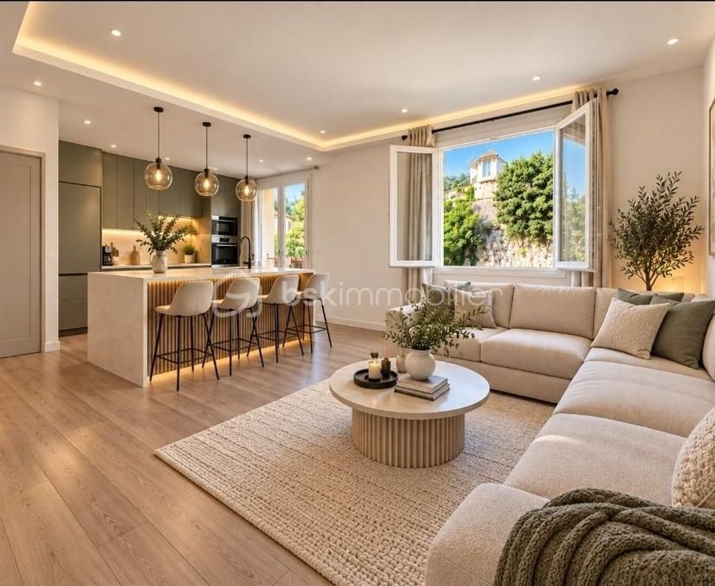 Image Salon à appartement de Villefranche-sur-Mer