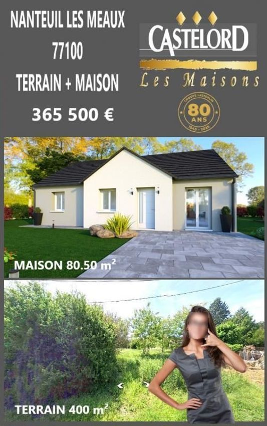 Image Façade à  maison individuelle de Quincy-Voisins