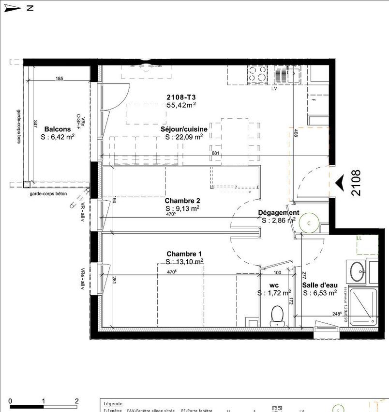 Image Plan à appartement de Vielle-Saint-Girons