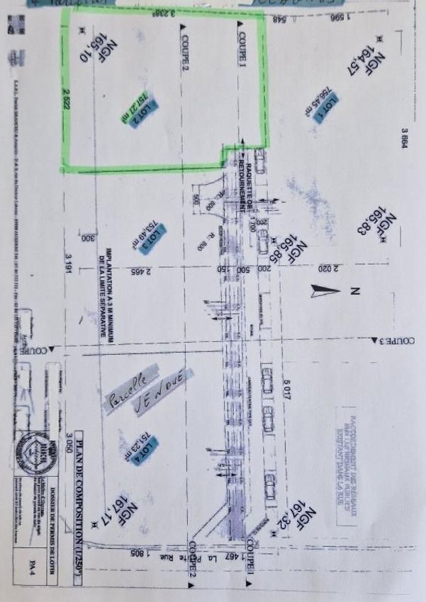 Image Plan à terrain de Occagnes