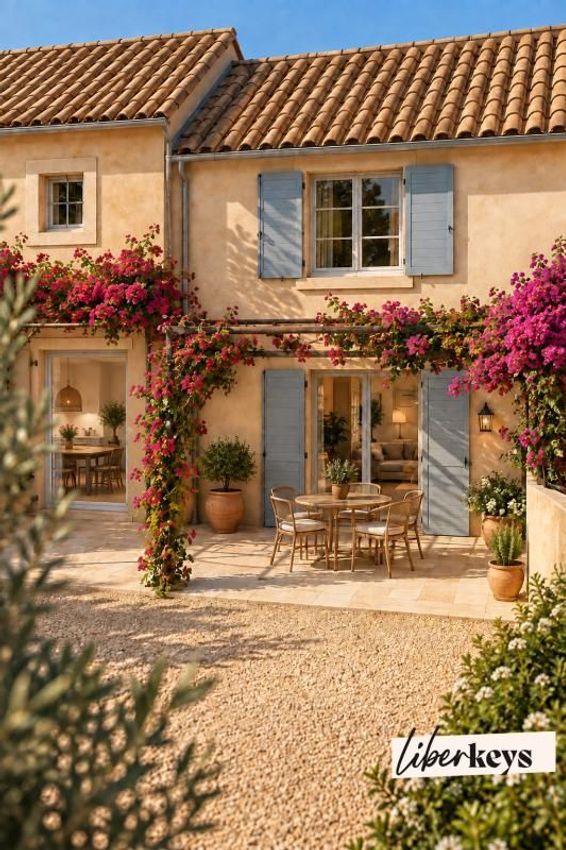 Image Façade à  maison de village de Cucuron