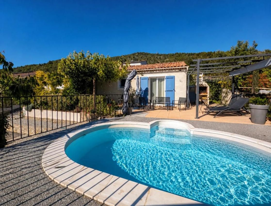 Image Piscine à  maison individuelle de Mallemoisson