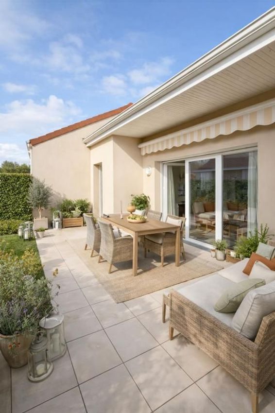 Image Terrasse à  maison individuelle de Rambouillet