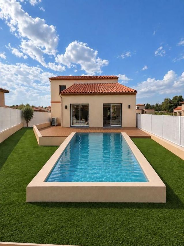 Image Piscine à  maison individuelle de Pézilla-la-Rivière