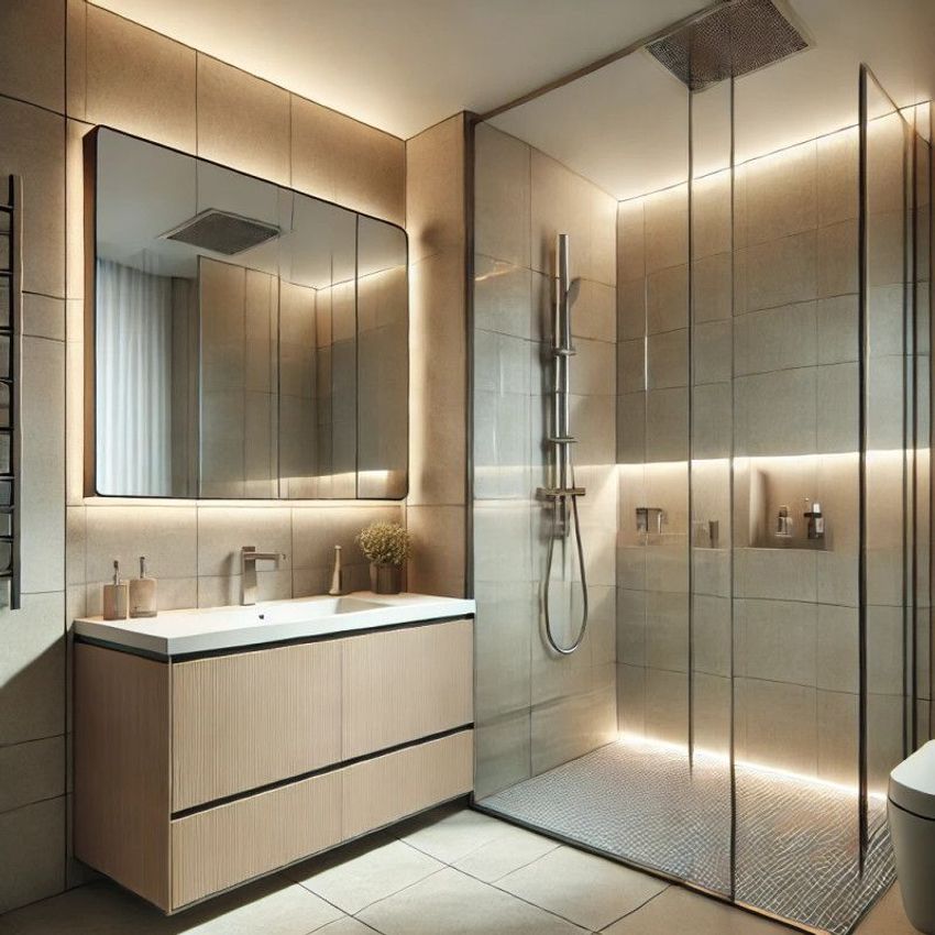 Image Salle de bains à studio de Fontenay-sous-Bois