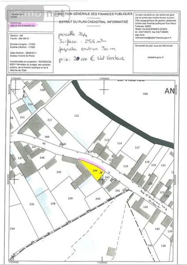 Image de terrain à Rieux-en-Cambrésis