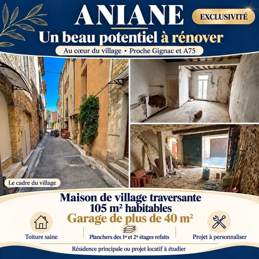 Image de  maison de village à Aniane