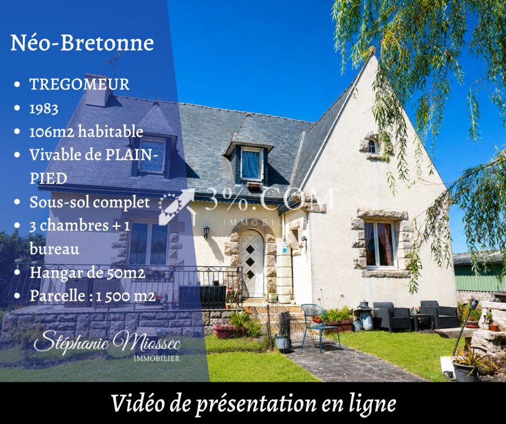 Image Façade à  maison individuelle de Trégomeur