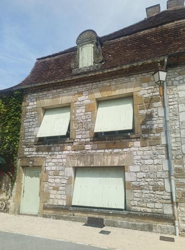 Image Façade à  maison de village de Monpazier