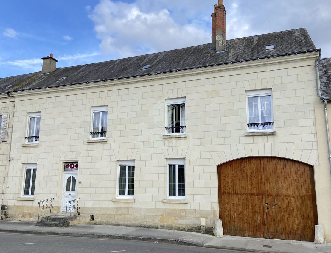 Image Façade à  maison individuelle de Sainte-Maure-de-Touraine
