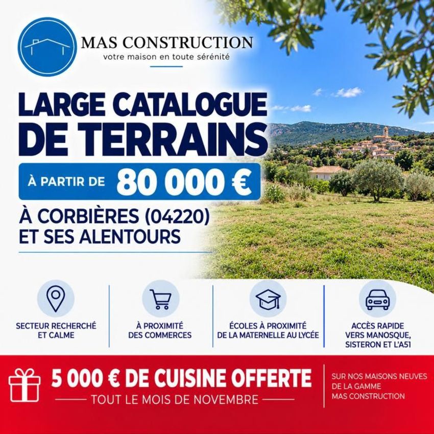 Image de terrain à Corbières-en-Provence
