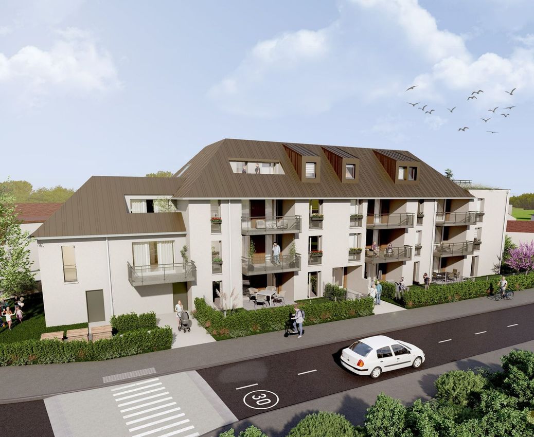Image Façade à programme neuf de 50 Rue d'Epron