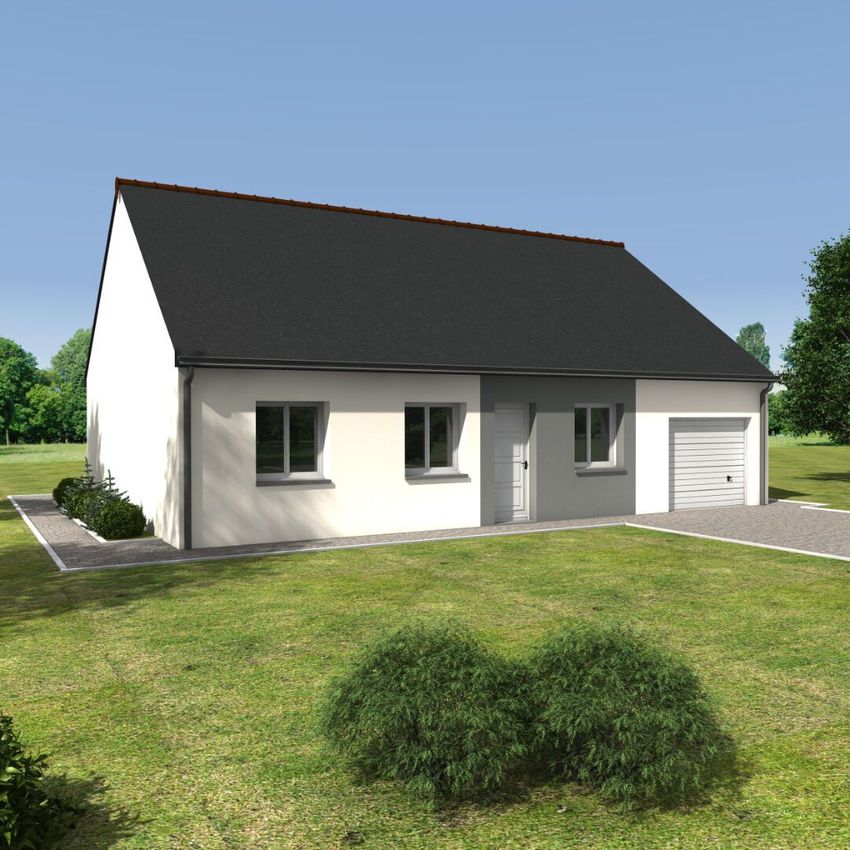 Image Façade à  maison individuelle de La Ménitré