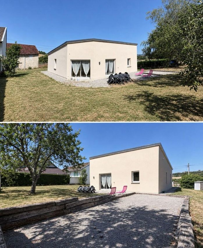 Image Façade à  maison individuelle de Lavigny