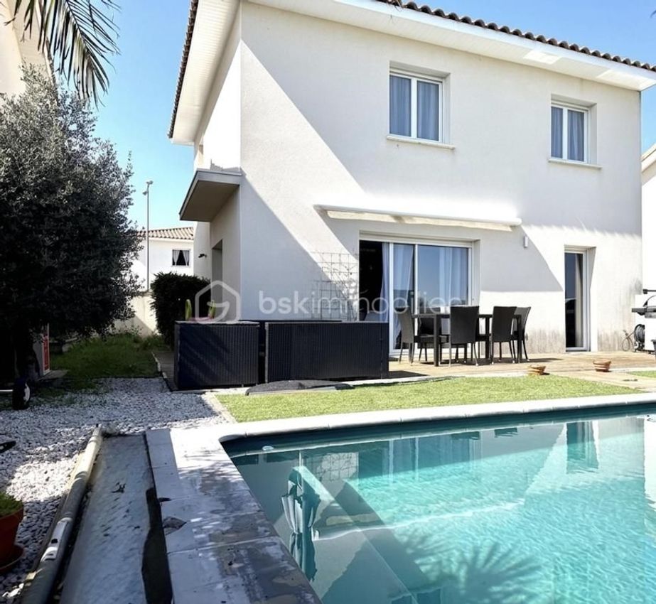Image Piscine à  maison individuelle de Montarnaud